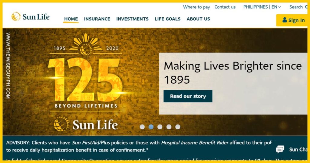 sun life insurance company invrstment intern