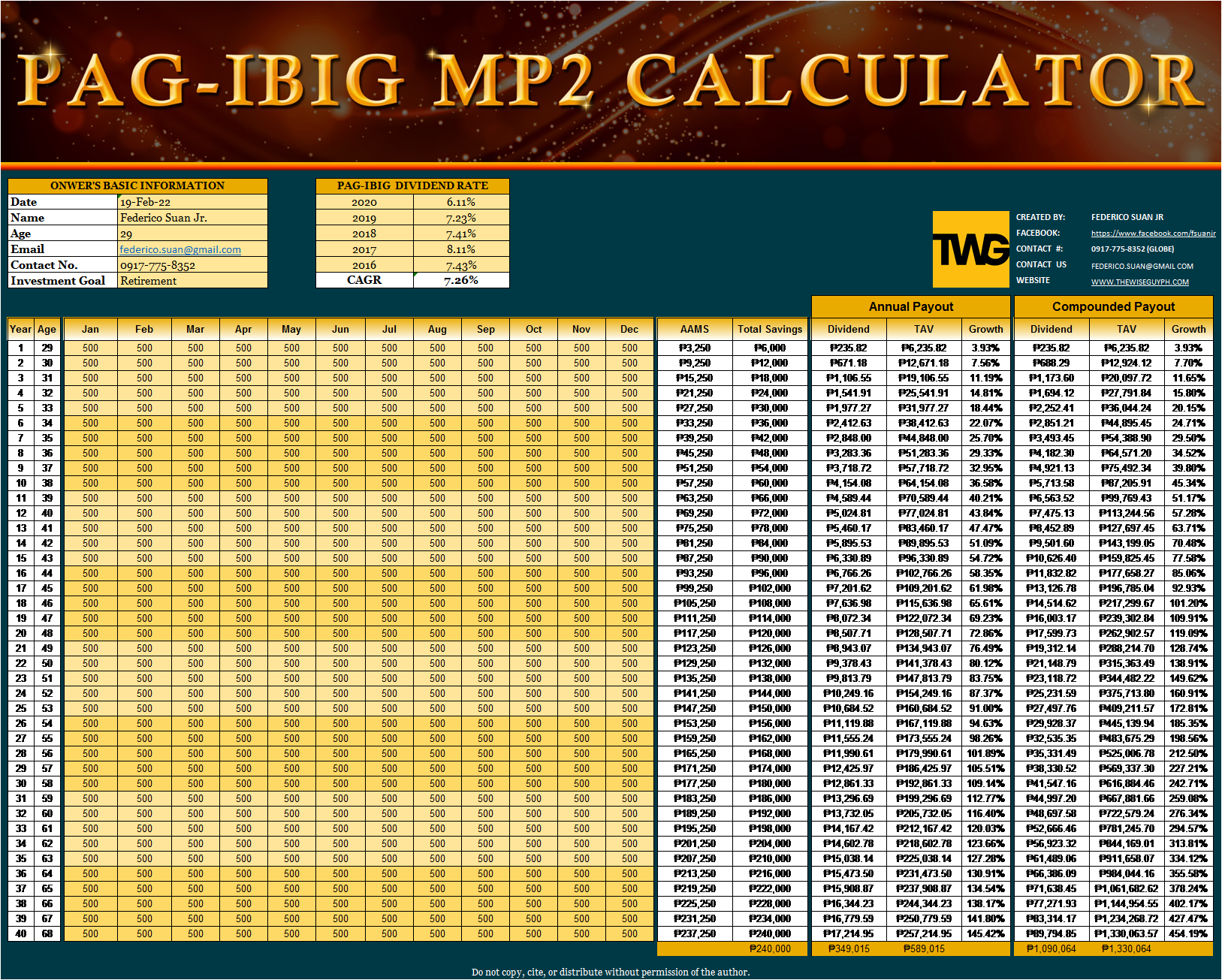 PagIBIG MP2 Calculator An Easy Way to Strategize Your Investment