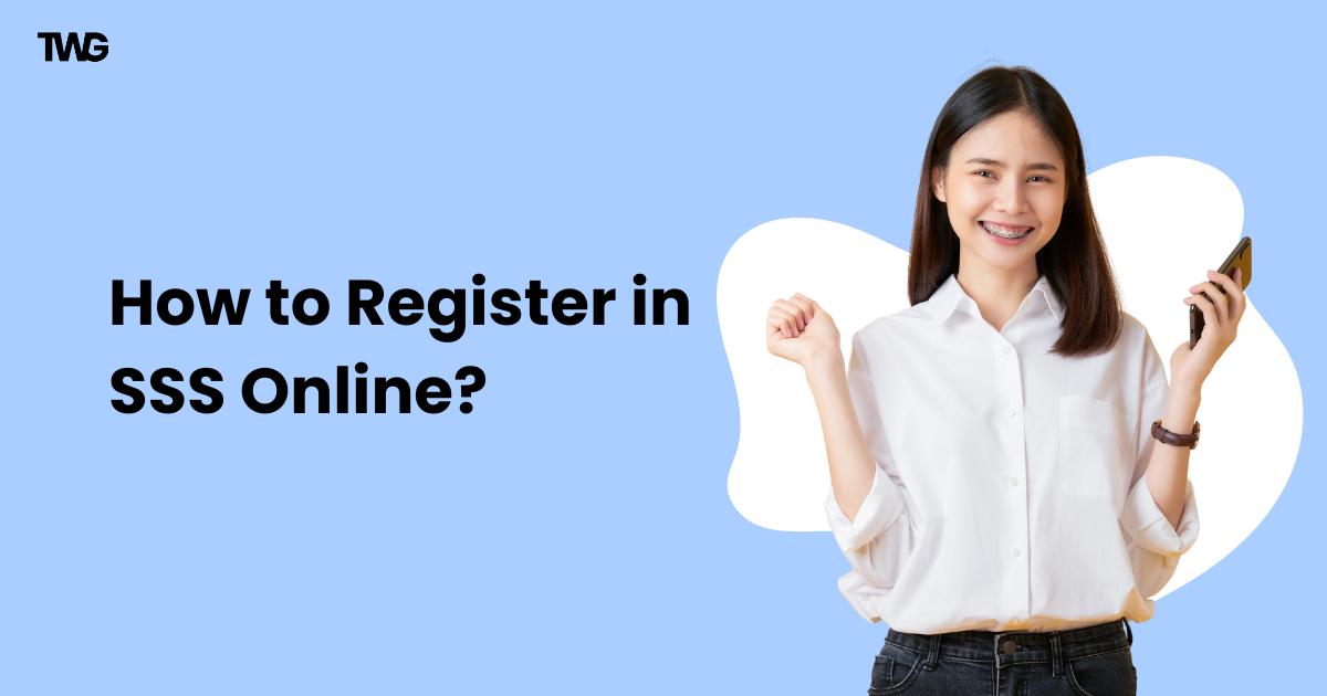 how to register or create an account in SSS online